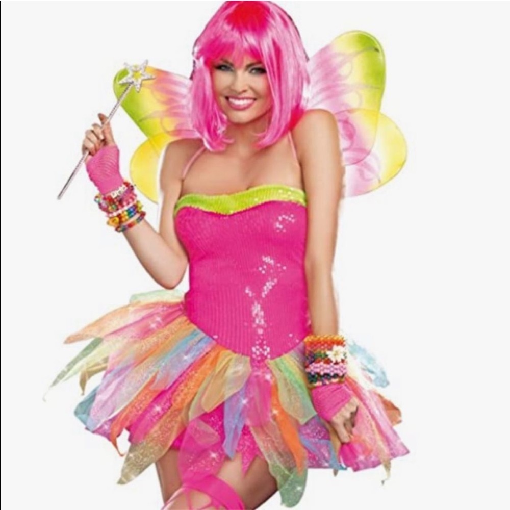 NWT Rainbow Fairy Halloween Costume